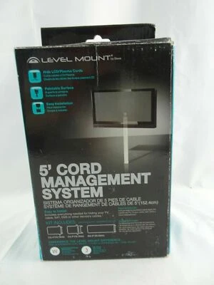 Level Mount Cord Management System - Wall TV Organizer Kit - Image 1 of 2
