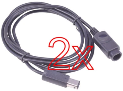 XULLU 2 X Nintendo Gamecube NGC Controller Gamepad Verlängerung Verlängerungs Kabel