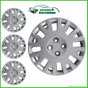 SERIE 4 BORCHIE - 4 COPRICERCHI COPPE RUOTA 15 PER FIAT FIORINO DAL 2008-> - Imagen 1 de 2