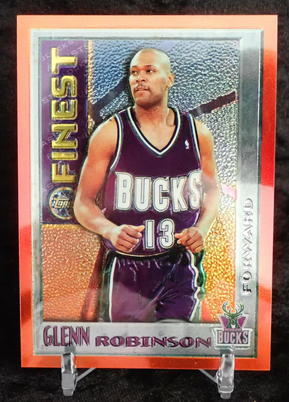1995-96 TOPPS Finest Mystery Glenn Robinson #M10 Orange Border MINT Insert Card