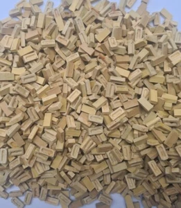 Casa de muñecas miniatura escala 1:24 1750 modelo de juego de guerra ladrillos amarillos mixtos - Imagen 1 de 3