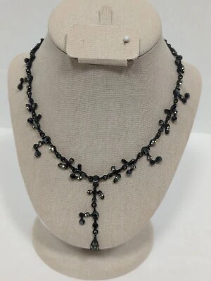 Collar Colgante Vintage Cookie Lee Cristal Austriaco Genuino Damas Foto 1 de 4