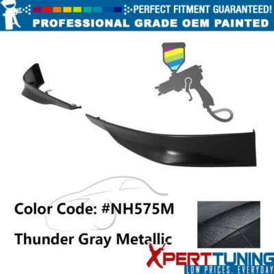 Fits 13-15 Honda Accord 4Dr Sedan HFP Style Front Bumper Lip PP Painted #NH575M - Изображение 1 из 4