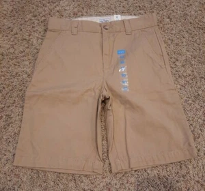 The Children's Place Boys Size 10 Casual Shorts Light Brown Tan Adjustable Waist - Picture 1 of 6