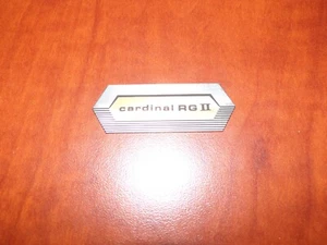 Cessna Cardinal RG II Metal Decal 0405031-8 - Picture 1 of 1
