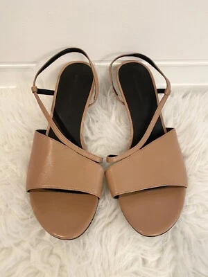 Zapatos de salón Alexander Wang de cuero con cordones abiertos punta abierta talla 11 41 Foto 1 de 4