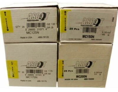 PERFECT MC STYLE COATED LEAD WHEEL WEIGHTS 1.25OZ-2.00OZ