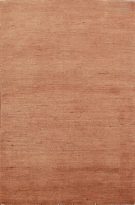 Durable Contemporary Gabbeh Solid Design Wool Rug - Made to Last! 3x5 ft - Image 1 of 4