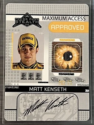 2008 Press Pass Stealth "Maximum Access" 🏎 #15 MATT KENSETH 🏁 NASCAR 🏁 - Image 1 of 2
