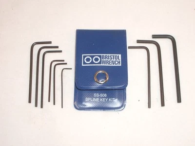 BRISTOL SS-508 MINI SPLINE WRENCH L-KEY SET