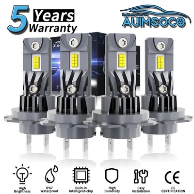 Faros LED 72000LM para Cadillac Catera 1997-1998 sedán base 4 puertas 3,0 L Foto 1 de 4