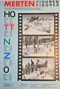 MERTEN Model Railroad Train Scene Figures 5 scales January 1998 Catalog - Picture 1 of 5