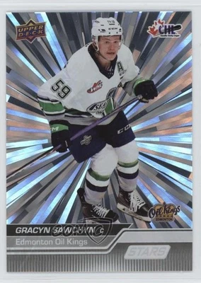 2023-24 Upper Deck CHL Stars Outburst Gracyn Sawchyn #309 - Image 1 of 2