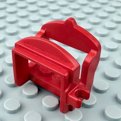 LEGO Caballo Rojo Sillín con Un Clip Minifigura Accesorio Ciudad Castillo Granja Foto 1 de 4