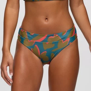 Prana Summer Wave Swim Bottom Women's Large Catalina Indo Disco Bikini Brief - Picture 1 of 8