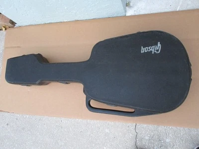 Формованный жесткий защитный чехол для гитары Gibson без подкладки как есть - Изображение 1 из 4