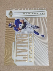 2020 ELI MANNING PANINI ILLUSIONS LIVING LEGENDS NFL CARD #LL20 NEW YORK GIANTS - Picture 1 of 2
