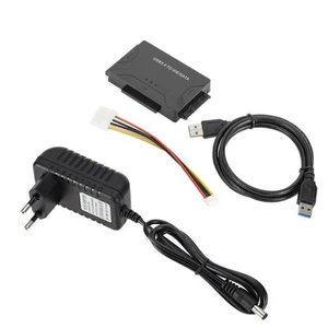 Kit Adaptateur Câble Convertisseur Disque Dur Externe USB 3.0 vers IDE SATA 2.5" 3.5" - Photo 1/12