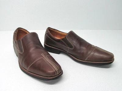 Zapatos Mocasines Sandro Moscoloni Cuero Marrón Para Hombre Talla 11.5D Foto 1 de 4