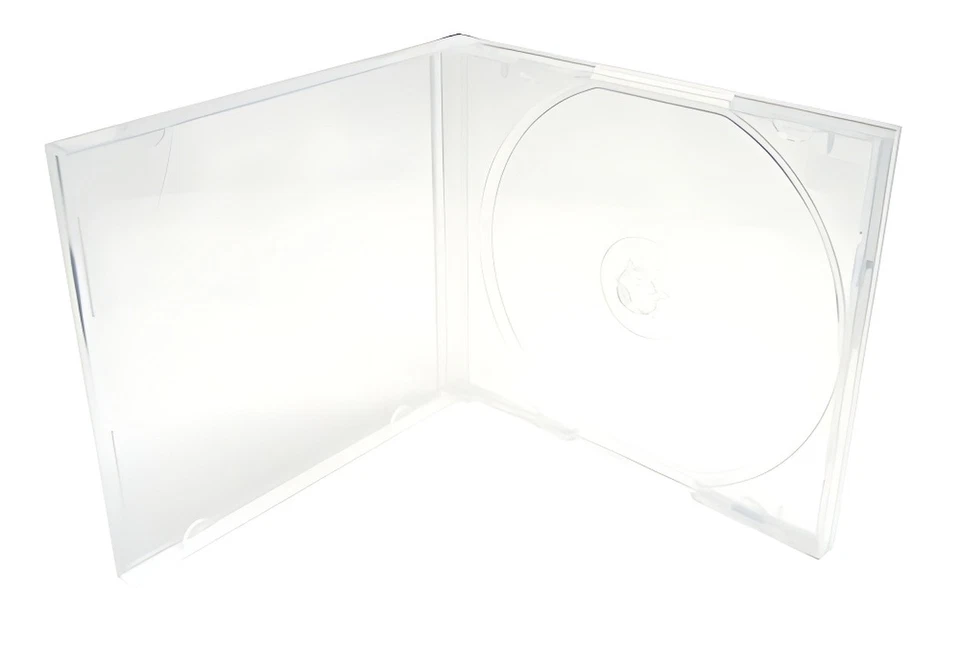 STANDARD Clear Single VCD PP Poly Cases 10.4MM Lot - Image 1 of 1