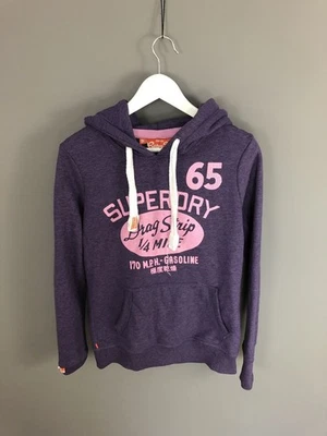 SUPERDRY Hoodie - Small - Purple - Great Condition - Women’s - Imagem 1 de 3