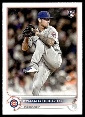 2022 Topps Ethan Roberts Rookie Chicago Cubs #259 - Image 1 of 2