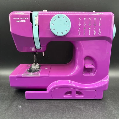 Janome Purple Sewing Machine Electrical Model 525B TESTED UNIT ONLY No Cords - Image 1 of 4