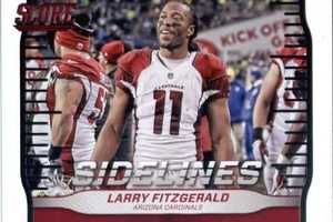 2016 Score Sidelines #8 Larry Fitzgerald - FB - Picture 1 of 2