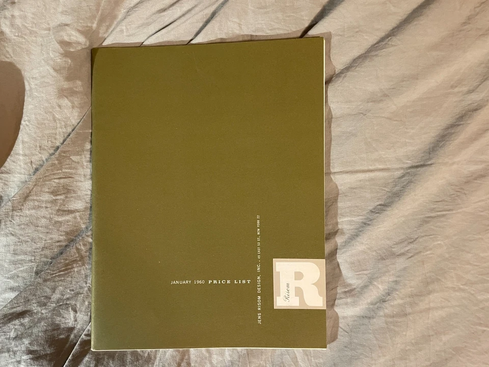 Jens Risom Design Price List Catalog 1960 Furniture Vintage MCM Tables Desks - Image 1 of 4