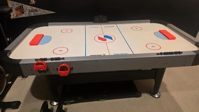 Air Hockey Table Classic Full Sized Game Sportcraft Turbo 4x7 Feet - Image 1 of 4