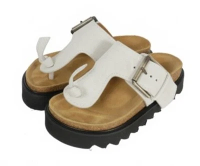 Sandalias tanga plataforma gamuza Acne Studios 39 Foto 1 de 4