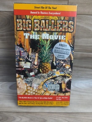 Big Ballers The Movie VHS 1998 RARE HTF - The Source Hip Hop 90’s Rap SOV RELIST - Image 1 of 4