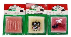 Vintage Trim The Tree Miniatur Glas Weihnachtsschmuck Micro Mini Soldat Eiszapfen  - Bild 1 von 10