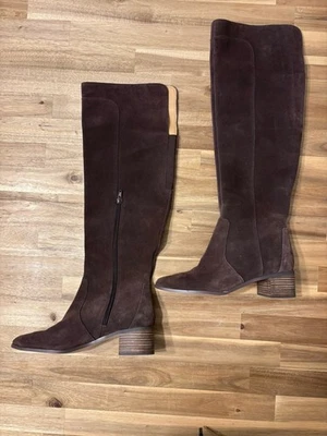 Corso Como Womens Loval Boot Over the Knee  Brown Suede Leather Elastic 10 M - Image 1 of 4