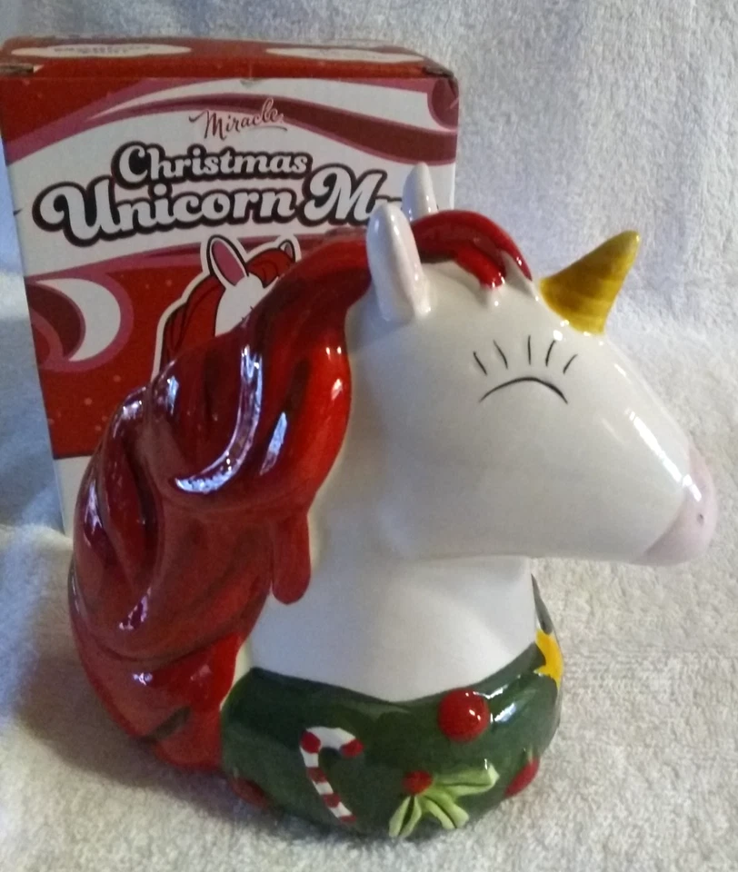 Miracle Unicorn Christmas Mug 12oz Ceramic