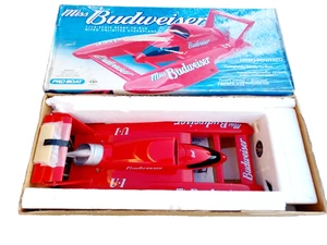 PRO-BOAT Miss Budweiser RC 1/12 Nitro Unlimited Hydroplane NEVER USED Ultra Rare - Picture 1 of 24
