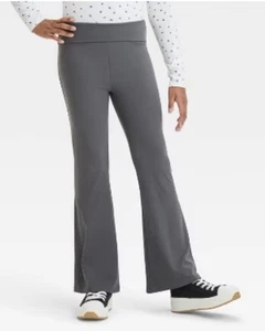 Girls Art Class Foldover Flare Leggings Gray L (10/12) NWT - Picture 1 of 6