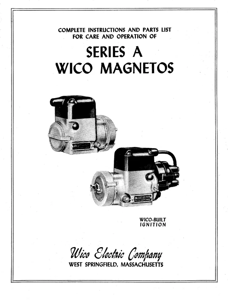 Wico Series A Magnetos (please read description) - Image 1 of 1