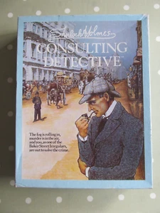SHERLOCK HOLMES BERATENDES DETEKTIV BRETTSPIEL VON SLEUTH DATIERT 1984 - KOMPLETT - Bild 1 von 14