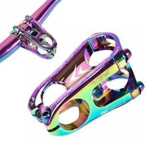 Alloy Handlebar Rainbow Short Stem Fit For MTB Bike Bicycle Stem 31.8*50mm - Picture 1 of 5