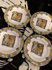 Cole Mason Vintage Lion king Plates X4 - Picture 1 of 3