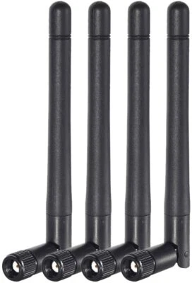 4x Dual Band WiFi 2.4GHz 5GHz 5.8GHz MIMO RP-SMA Antenna For gaming motherboard - Image 1 of 4