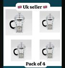 (pack Of 4 ) 3 Cup Glass Cafetiere Satin