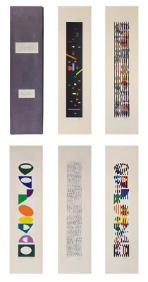 YAACOV AGAM "CAMBIO DE TIEMPO" 1980 | CONJUNTO DE 5 SERIGRAFÍAS FIRMADAS A MANO | GALLART Foto 1 de 4