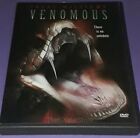 VENOMOUS DVD Action Horror 2001 OOP Indie Drama Treat Williams Snake Virus HTF