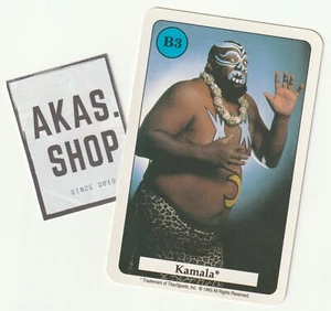 Kamala 1993 Catcher Quartett Card B3 Series 7 Amigo Spiele ULTRA RARE WWF - Bild 1 von 3