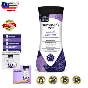 Jabón corporal nocturno lavanda refrescante 12 fl oz - seguridad probada por ginecólogos - Imagen 1 de 9