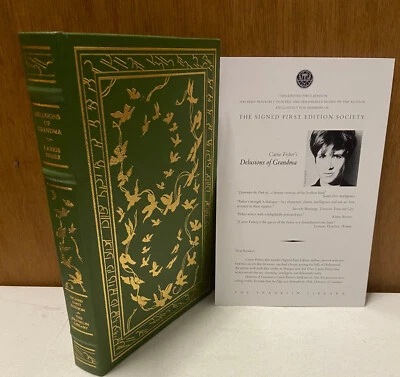 Franklin Library: SIGNED 1st Delusions of Grandma by Carrie Fisher Leatherbound - Image 1 of 4