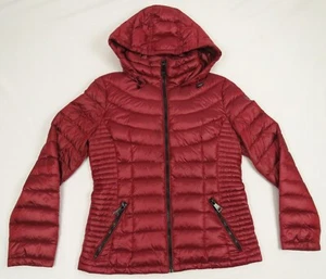 Calvin Klein Quilted Packable Premium Down Hooded Full Zip Puffer Jacket M - Picture 1 of 7