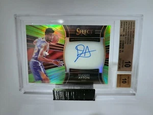 Deandre Ayton BGS 10 #TRUE GEM# 2018-19 Panini Select RC AUTO /99 GREEN BGS 10 - Picture 1 of 4